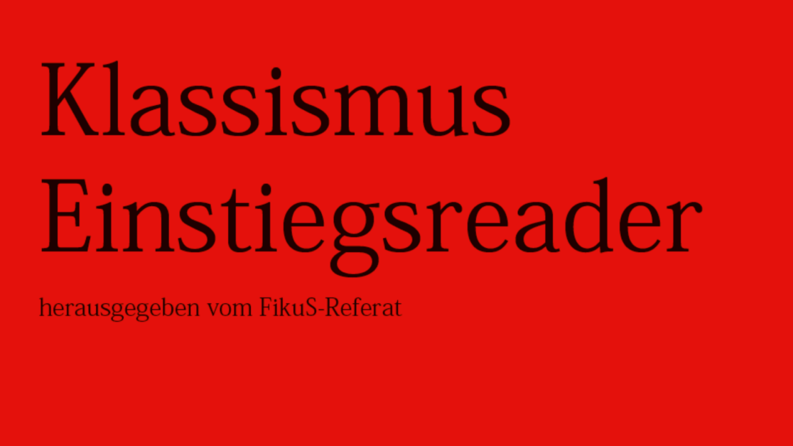 Klassismus-Reader